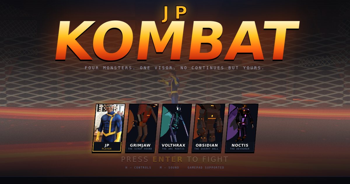 Screenshot of the Jp Kombat demo