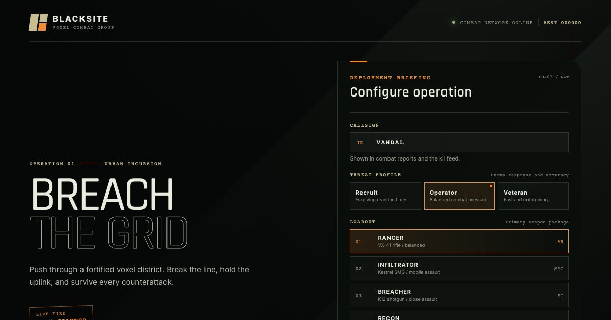 Screenshot of the First Person Shooter demo